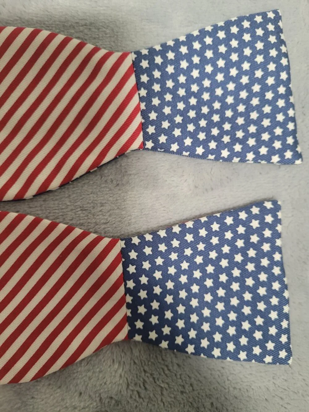 Lot 3 Vineyard Vines Bow Ties 100% Silk Adjustable Handmade USA Golf Whale Flag